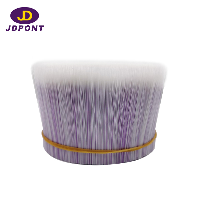 White Purple Cross-section Brush Filament------JDFM220#