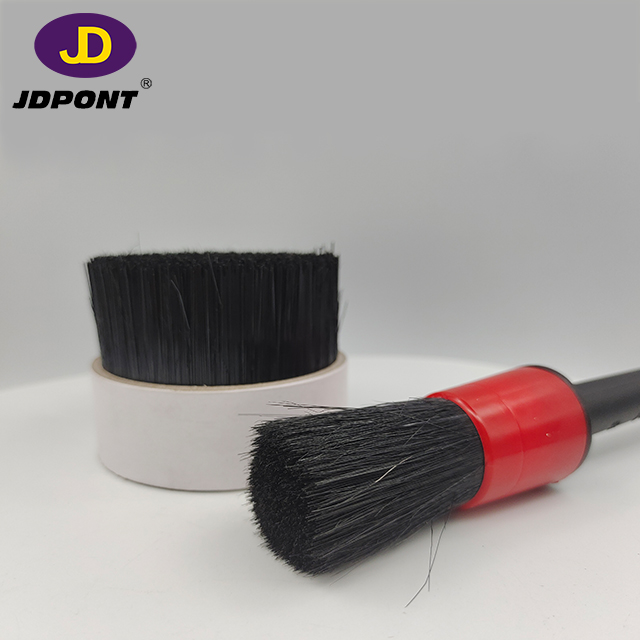 PET Flaggble Hollow Filament Mixture Natural Bristle for Car Brush JDS375-FMBB