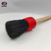 Natural black bristle mixture brush filament for car brush , round brush