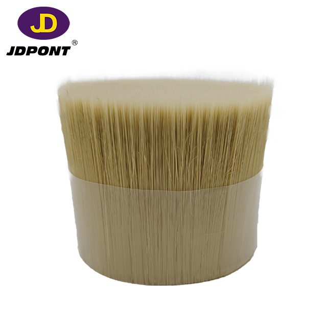 Natural White Solid Tapered Brush Filament Mixture Bristle JDFM265-F
