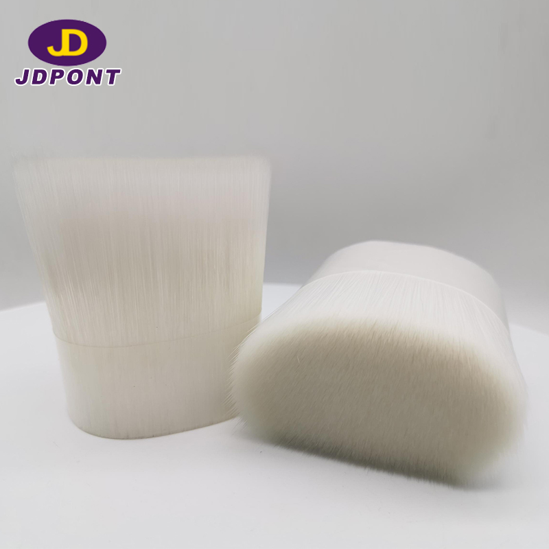 Snow White Solid Mixture 70% Tops Tapered Brush Filament---------JDFM#W