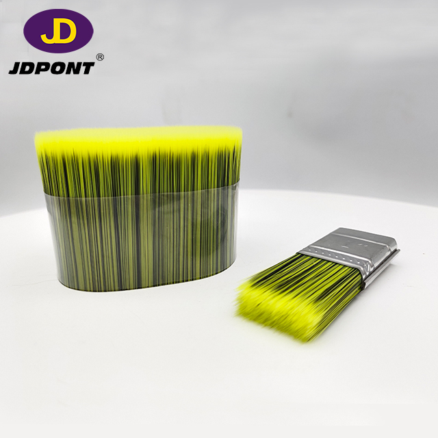 Yellow Mixture Black Solid Tapered Filament for Paint Brush JDFMW106