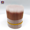 Physical tapered brush filament red mixture coffee for paint brush bristle material -JD028-SF07