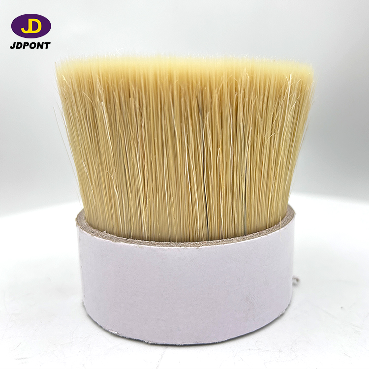 35% Natural White Bristle Mixture 65% Solid Filament